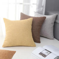 Funda De Cojín Cuadrada Clásica De Lino Suave Y Duradera Para Sofa Cama Y Coche Decoración Esencial Del Hogar - details 0