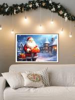 100Pcs Rompecabezas De Navidad Con Santa Divertido Y Educativo Juego De Familiar Tiempo Xmas Newyear Regalos Para Edad 3-6Años Material Papel - details 1