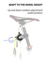 RRskit Cordón Portátil Para Bicicleta De Carretera MTB Equipo De Arrastre Conveniente Para Adultos Y Niños Deporte Al Aire Libre - details 4