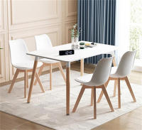 1 Mesa de comedor nórdica de 120cm para cocina, o 4 sillas escritorio de estudio para el hogar, mesa de centro de madera moderna, mesa Rectangular de oficina y conferencia, 60 70 80CM - details 1