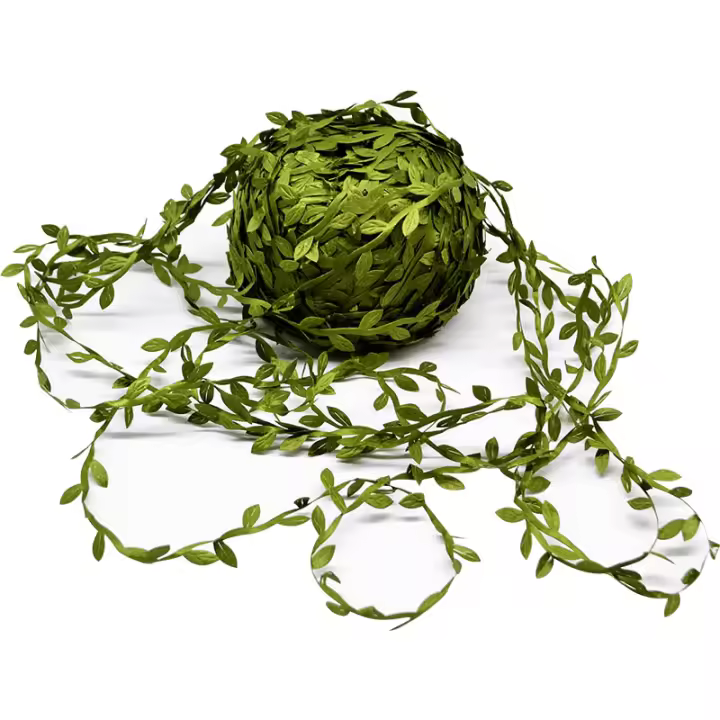 Vine De Hojas Verdes Artificiales De Seda De 10 Metros Para Decoración De Boda Y Manualidades 2 Piezas Flores Falsas Guirnalda Para Adornos Del Hogar - 1