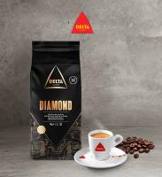 Delta Cafés - Café en Grano Diamond - 2 Paquetes de 1 Kg - Intensidad 12 - Mezcla de Granos de Café Tostados Arábica y Robusta - Altamente Aromático con Notas de Maíz y Cacao. FlavorName: Diamond; - details 3