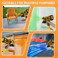 Pistola eléctrica de pintura en aerosol de 850W, contenedor de alta capacidad de 1400ml, fácil de limpiar para muebles, armarios, vallas, paredes, puertas, obras de bricolaje, - details 5