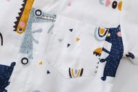 Conjunto De Verano Para Bebé Niños Moda Camisa De Dibujos Animados Y Shorts 2 Piezas Ropa Infante Casual Traje De Verano Para Niños Pequeños - details 4