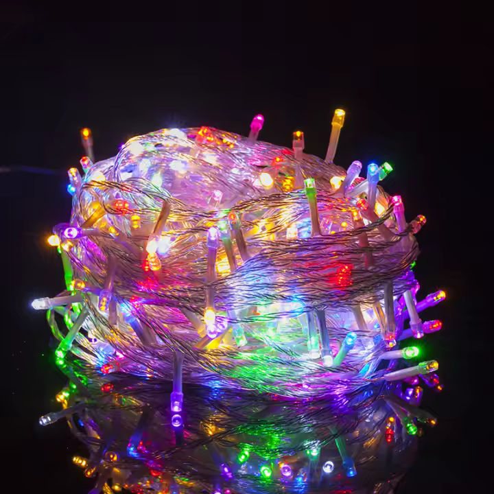 Luces De Navidad LED De 3-100M Para Interior Y Exterior Garland De Luces Para Bodas Árboles Y Fiestas De Vacaciones Decoración Con Pilas USB O Enchufe Multicolor Blanco Cálido Azul - 1