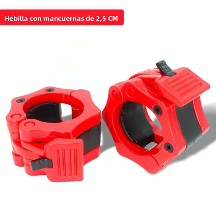 Juego De 25MM De Cerraduras Para Barbora Y Dumbbell Clip De Elevación Rápida Para Gimnasio Y Entrenamiento De Fuerza Accesorio Deportivo Unisex - 1