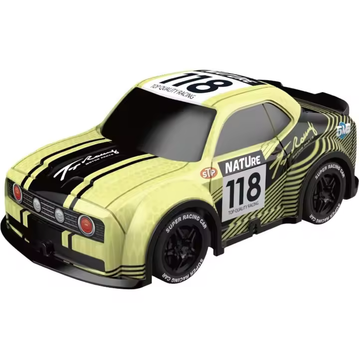 Radio Control Mini Coche Racing Verde con Luz Vehículos radio control MODELMOVIL - 1