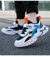 Zapatillas De Tenis Para Niños Casuales Transpirables De Malla Y Cuero Suela EVA Tallas Para 6 a 12 Años Zapatos Deportivos Para Niños - details 9