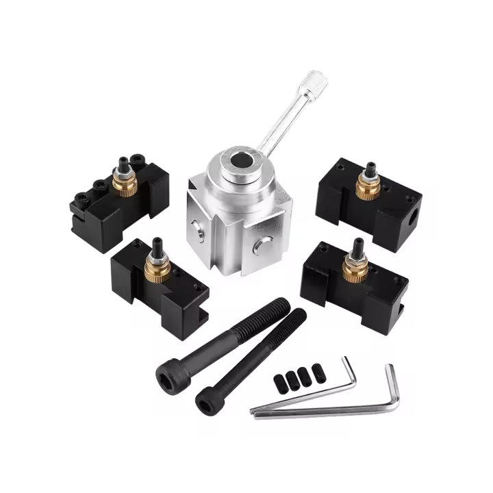 Juego De Soporte Para Herramientas De Torno De Aluminio Mini Kit De Soporte Y Herramienta Para Torno Apto Para Corte De Cincel - 1