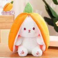 Juguete De Peluche Divertido Joy Kawaii En Forma De Zanahoria Y Fresa Que Se Transforma En Conejo Regalo De Cumpleaños O Navidad Para Niños - details 2