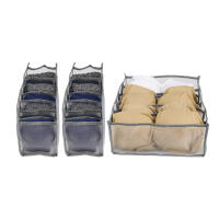 STARLEY-Organizador de cajones de ropa interior,Juego de 3 Piezas Organizador de Ropa Interior de Armario,caja de alinterior,caja de separación de mmacenamiento para ropa alla de cajón de ropa,Caja de Ropa Interior Plegable para Sujetadores - details 0