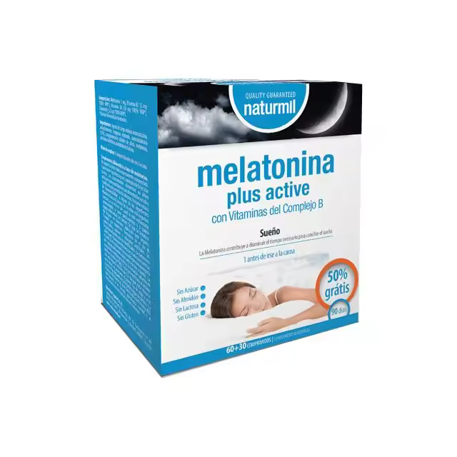 MELATONINA PLUS ACTIVE 1 mg  60+30 comprimidos Dietmed - 1