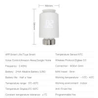 Tuya ZigBee Radiator Actuator Thermostat Smart TRV Thermostatic Valve Temperature Controller Support Alexa Google Home TRV06 - details 7