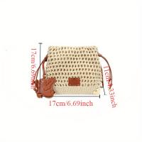 Bolso Bandolera De Verano Para Mujer Con Correa Ajustable Y Lining De Poliéster Estilo Versátil Bolso De Mano Para Comunicación - details 4