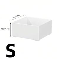 Cajón De Plástico Multiusos 1/3-Tier Para Almacenamiento De Joyería Y Maquillaje Organizador Espacioso Para Escritorio Uso Doméstico Y De Oficina - details 0