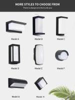 Lámpara De Pared LED Con Sensor De Movimiento AC85-265V ABS Impermeable Luz De Interior Y Exterior Para Iluminación De Pasillos En El Hogar - details 5