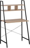 MIRAMAX-Escritorio de Computadora de Madera y Acero, Muebles de Oficina para PC, Mesa de Trabajo con Estante,Aprox 84x44x142 cm - details 7