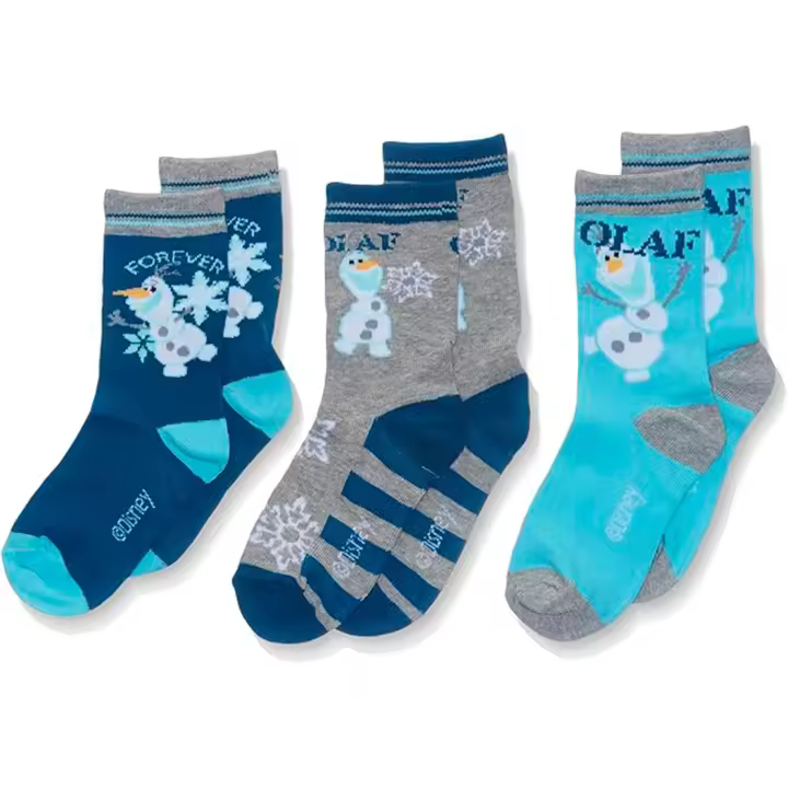 Disney Frozen Pack 3 Calcetines Variados - 1