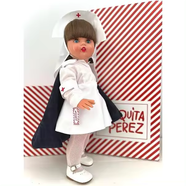 Muñeca Mariquita Perez Enfermera de Vinilo 50Cm - 1
