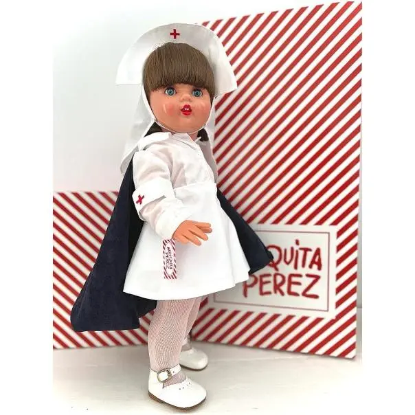 Muñeca Mariquita Perez Enfermera de Vinilo 50Cm - 1