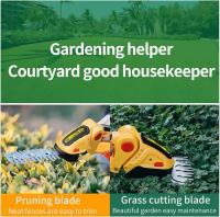 Tijeras de césped inalámbricas eléctricas para jardinería Green Belt con batería recargable para cortasetos, arbustos y arbustos - details 2