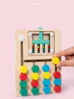 Juego De Memoria Para Niños Montessori Tablero De Rompecabezas Deslizante Juguete De Viaje Para Niños Y Niñas Colorido Desafío Cerebral - details 7