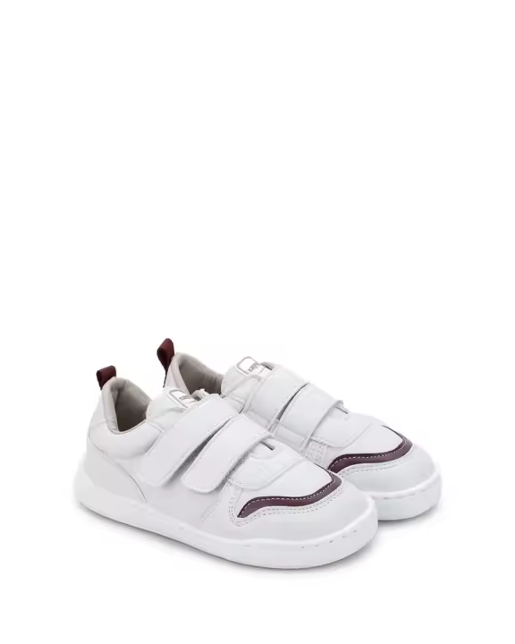 Deportiva blanca-rojo guinda Zapyflex 2  AH213089 - 1