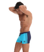 Bragas De Natación Para Hombres Swimtrunks Homens Maillot De Bain Boy Swimwear Male Beach Monochrome Impermeable De Poliamida Y Nylon - details 6