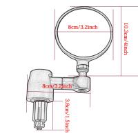 Espejo Retrovisor De Motocicleta Universal CNC Redondo De Aluminio Accesorios Para Motocicleta Piezas De Repuesto - details 4