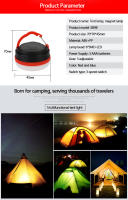 Lámpara Portátil Para Camping Con Base Magnética Y 3 Modos De Iluminación Luz De Emergencia Para Exterior Sin Batería Incluida Color Rojo/Azul/Naranja - details 1