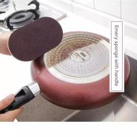 2PCS Escobillas De Cocina Reutilizables Con Mano Esponja Abrasiva Mágica Para Eliminar Rostcos Y Manchas De Acero Inoxidable Material Plástico - details 3