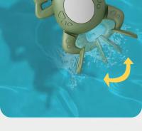Juguete De Baño Para Bebés Con Animal De Natación Sapo Clockwork Regalo Para Niños Juguete De Agua - details 3