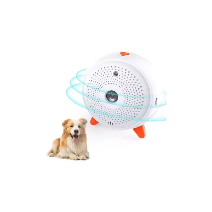 Dispositivo Antiladridos Ultrasónico Recargable para Perros - Control de Ladridos a 33 Pies - 1