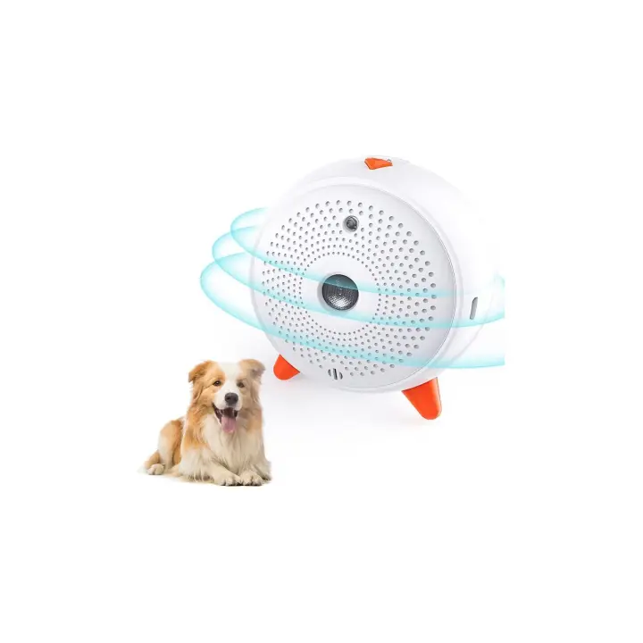 Dispositivo Antiladridos Ultrasónico Recargable para Perros - Control de Ladridos a 33 Pies - 1