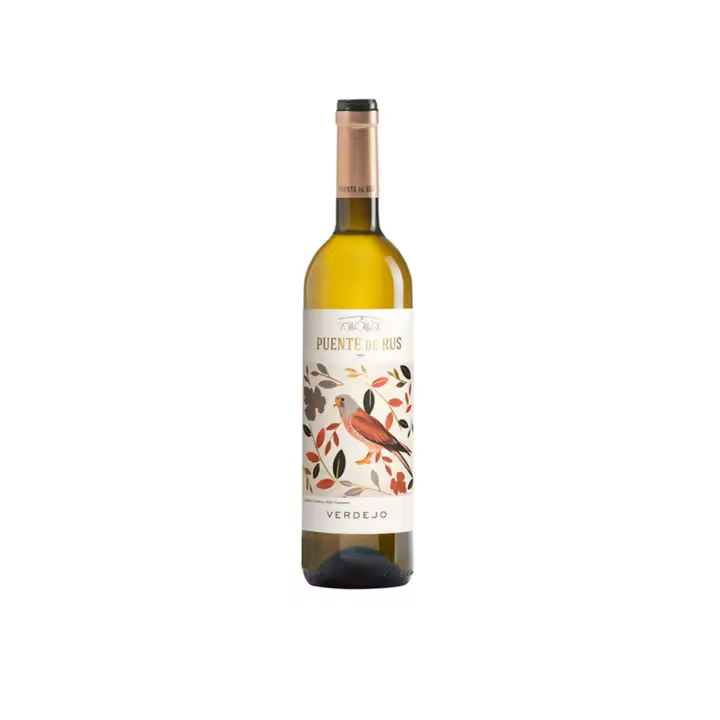 Vino Blanco Verdejo - Caja de 6 Botellas - Bodegas Puente de Rus - Vino de la Mancha - 1