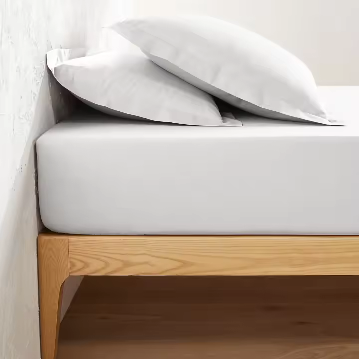 Sabana Bajera Barata de Microfibra Blanca - 1