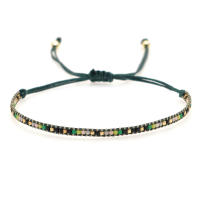 Miyuki Pulsera De Cuentas Para Mujer 2024 Ajustable Colorido Hilo De Cera Cadena De Suerte Joyería Hecha a Mano Regalos - details 2