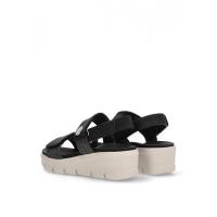 AMARPIES 23505 NEGRO Sandalias plataforma mujer 35978 25V SANDALIA DOBLE TIRA ELASTICOS NEGRO - details 2
