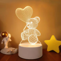 Lámpara De Noche LED Romántica En Forma De Balón Corazón Acrylic Regalo Para La Mujer En Día De San Valentín Decorativa Para Mesa - details 10