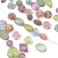 Bolas De Acrílico Transparentes Y Oroso 20g Mezcla De Bolas Esparcidas Para Creación Manual De Pulseras Collares Y Aretes - details 1