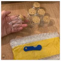 Botellas De Vidrio Pequeñas Con Tapa De Madera Para Almacenamiento De Hierbas Y Recuerdos Jars De Memoria Decoración De Habitación 30ml Tamaño Mini Disponibles En 5 Cantidades - details 4