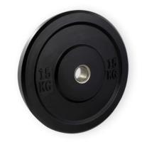 Disco Olímpico Bumper 15 Kg 50mm Musculación Fitness Negro - Máxima Resistencia - details 0