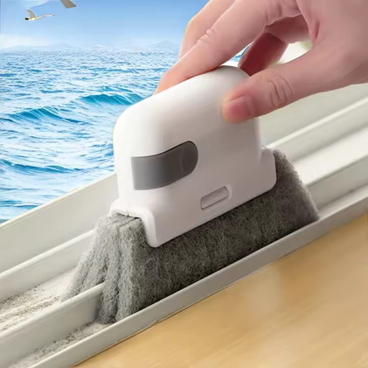Cepillo De Limpieza Universal Para Ventanas Y Puertas - Facilita La Limpieza De Pequeños Espacios Y Marcos Para Una Casa Spotless - 1