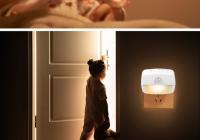 Luz Nocturna LED Mini Con Sensor De Movimiento PIR Para Dormitorio Baño Pasillo Armario Enchufe Europeo Y Estadounidense Incluida Luz Nocturna Rectangular Para El Hogar - details 9