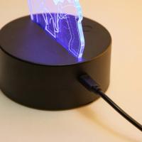 Lámpara Nocturna 3D De Princesa Hielo Para Niños Y Niñas Cambio De Color 7 Luces Decoración De Habitación Regalos Para Niños Y Niñas - details 4