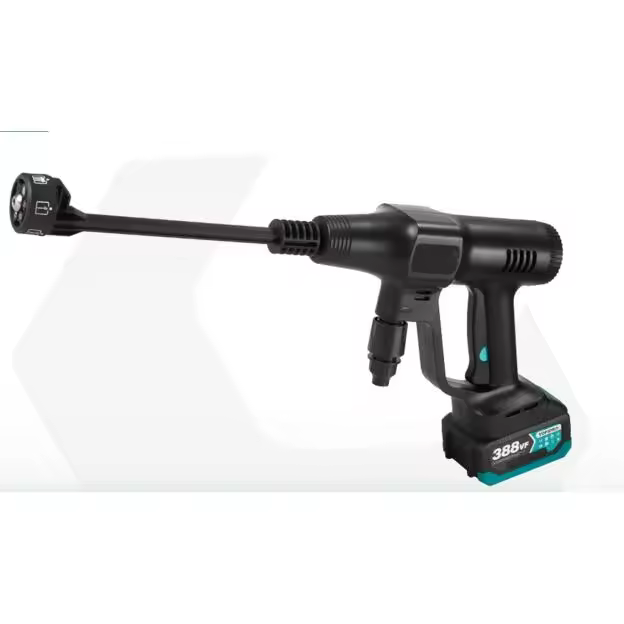 Pistola de agua portátil para lavado de autos, lavadora de alta presión inalámbrica de 200 bares, 3 velocidades + 2 baterías de 15000mAh - 1