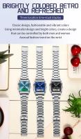 Reloj De Pulsera Cuarzo Digital Para Hombre SANDA 747 Resistente Al Agua Acero Inoxidable Estuche Cuadrado Luminoso Y Resistente Al Shock - details 1