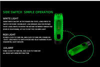 Mini Linterna Potente Con Imán Para Llave Luz Portátil IP66 Impermeable Para Camping Con Torcha UV - details 8