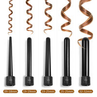 Rizador De Pelo Creativo 5 En 1 Intercambiable Con Calentamiento Rápido Set De Rizadores Tourmaline Cerámica Para Secado Y Baño Electrónico Dual Voltaje 100-240V Rizador De Pelo Digital Con Control De Temperatura - details 13