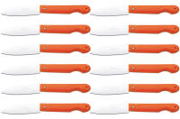 ARCOS Navaja Profesional - Navaja de Cocina (85 mm) - Acero Inoxidable Nitrum® - Mango de Polipropileno (Naranja) - PACK 12 - details 0